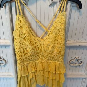 Chelsea & Violet Sunflower Lace Camisole